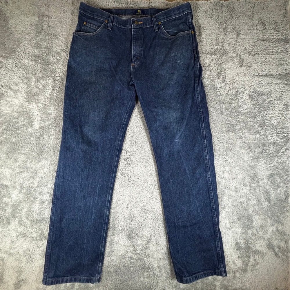 Wrangler 47MWZ Premium Performance Cowboy Cut Jeans Dark Wash 36x32